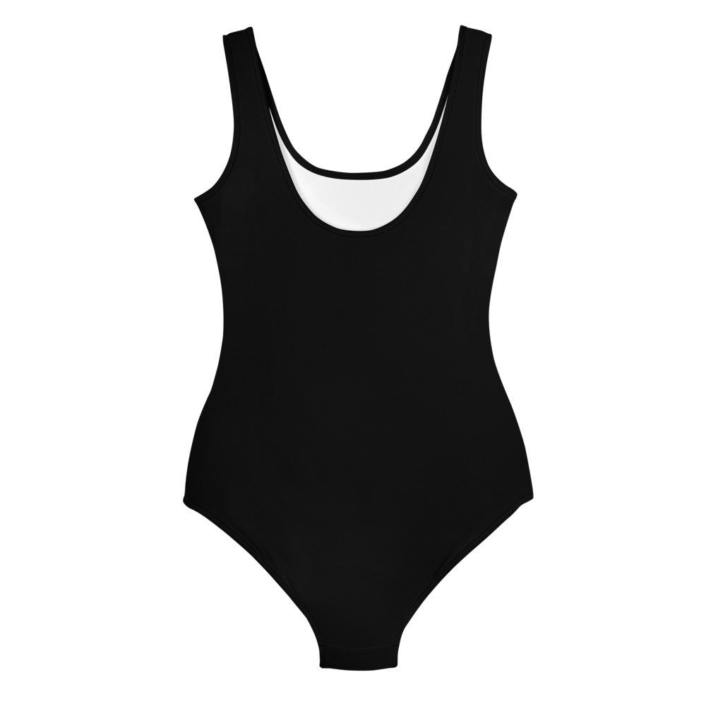PAN AFRICAN BLACK All-Over Print Youth Swimsuit by SobG Designs