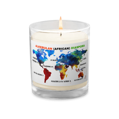 ALKEBULAN (AFRICAN) DIASPORA Glass Jar soy Wax Candle