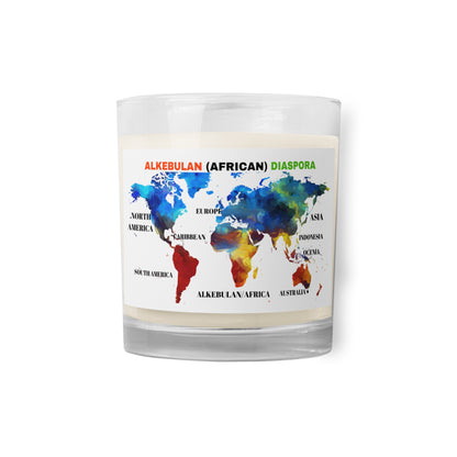 ALKEBULAN (AFRICAN) DIASPORA Glass Jar soy Wax Candle