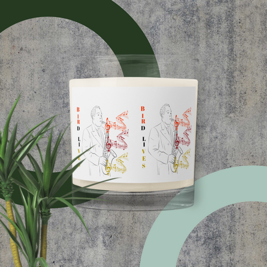 BIRD! LIVES! Glass Jar Soy Wax Candle by SobG Designs