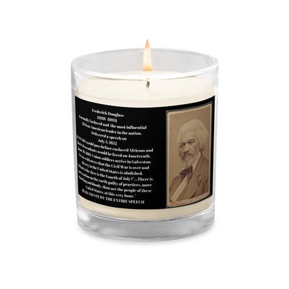 FREDERICK DOUGLAS' 4TH OF JULY Glass Jar Soy Wax Candle by SobG Designs