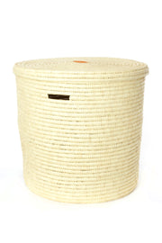 Set of Three All Natural Tree Doum Palm Hamper Baskets