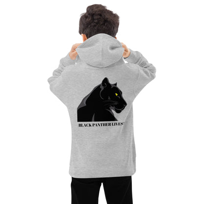 Kids BLACK PANTHER LIVES!  Unisex Fleece Hoodie by SobG Designs