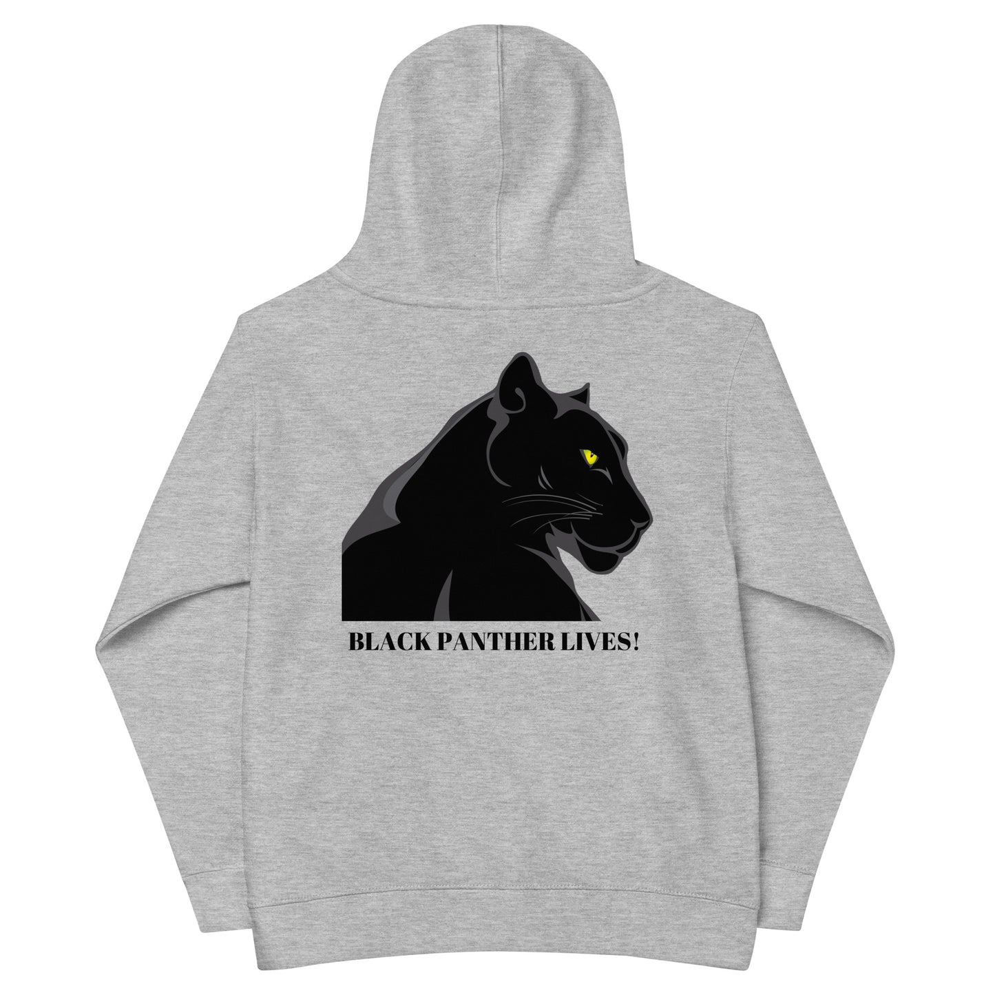 Kids BLACK PANTHER LIVES!  Unisex Fleece Hoodie by SobG Designs