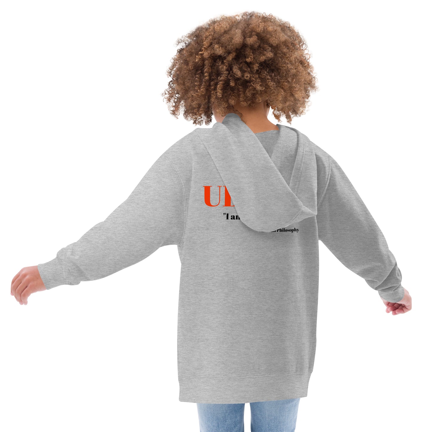UBUNTU Kids Fleece Hoodie by SobG Designs