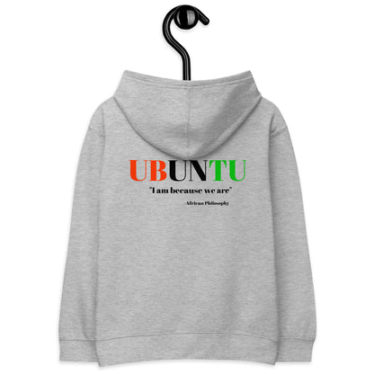 UBUNTU Kids Fleece Hoodie by SobG Designs