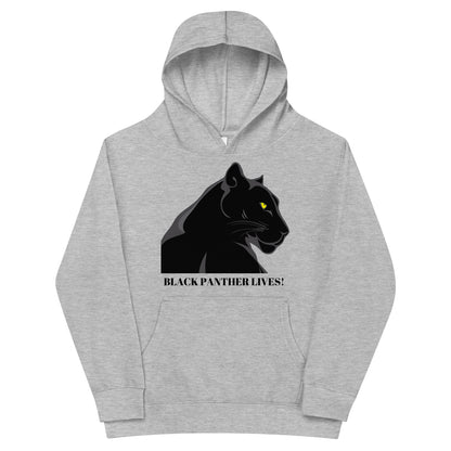 Kids BLACK PANTHER LIVES!  Unisex Fleece Hoodie by SobG Designs