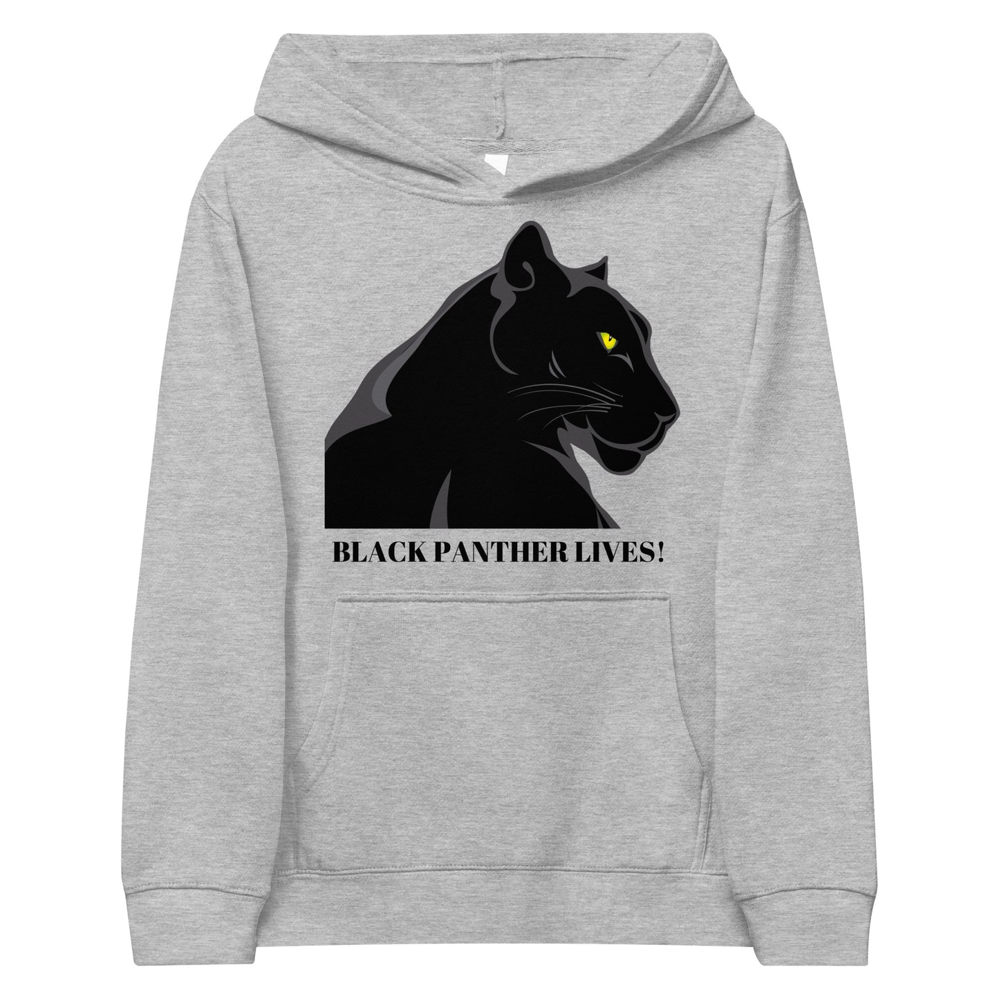 Kids BLACK PANTHER LIVES!  Unisex Fleece Hoodie by SobG Designs