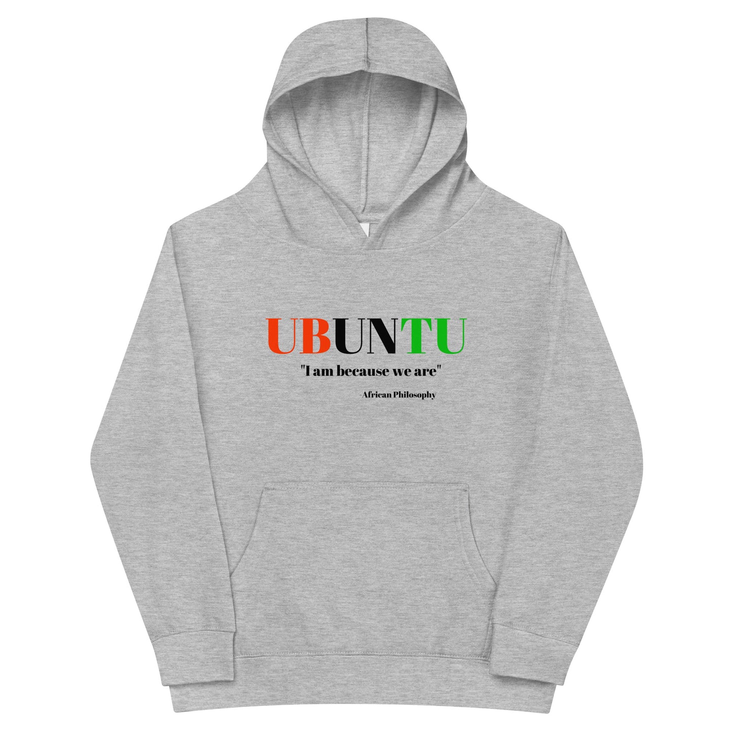 UBUNTU Kids Fleece Hoodie by SobG Designs