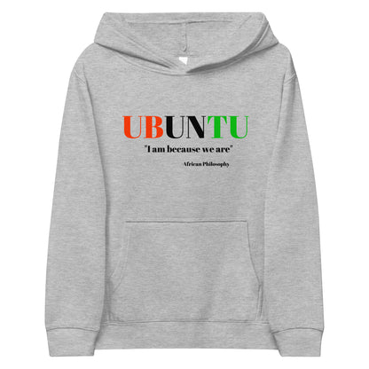 UBUNTU Kids Fleece Hoodie by SobG Designs