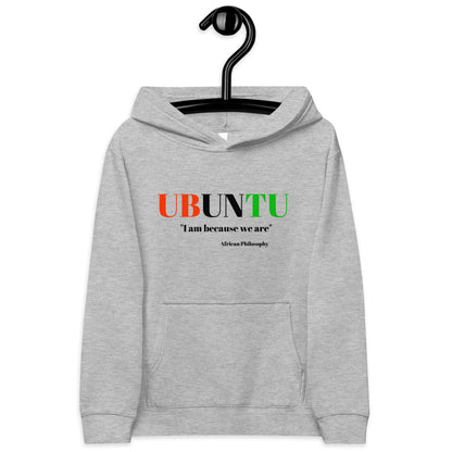 UBUNTU Kids Fleece Hoodie by SobG Designs