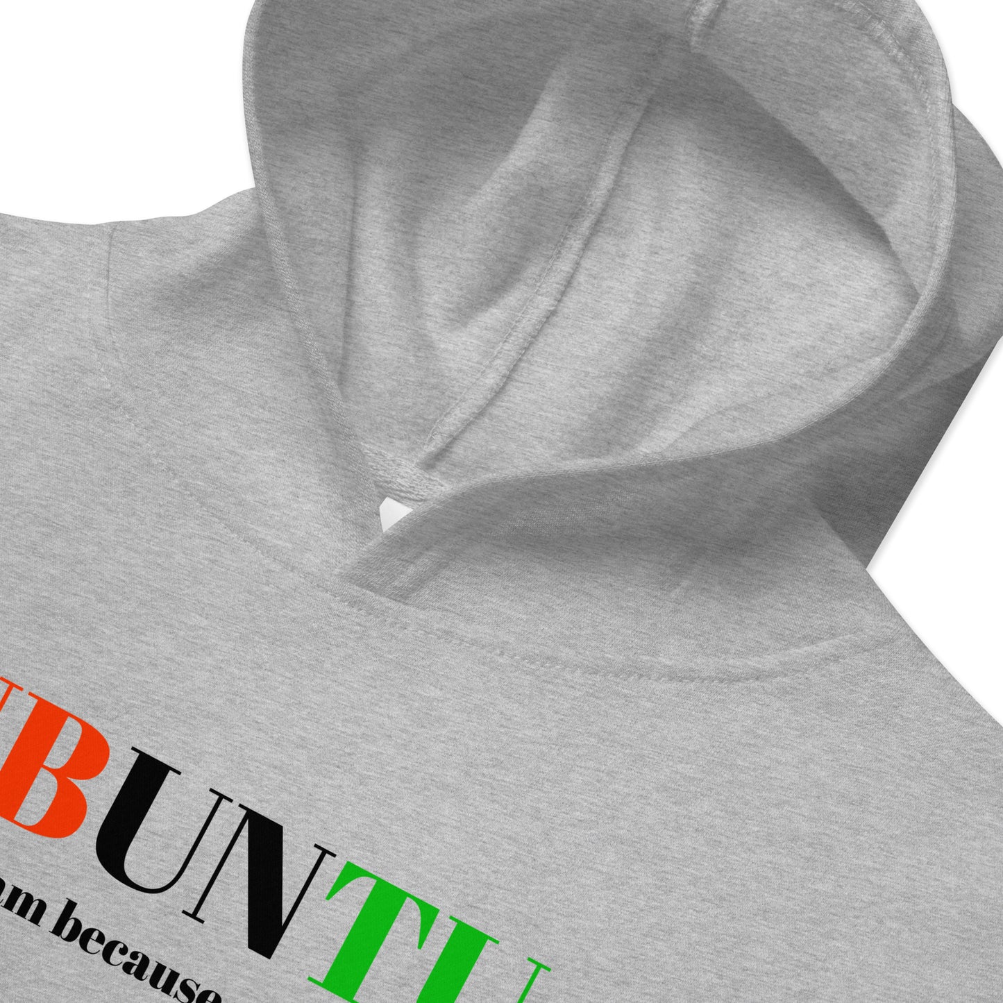UBUNTU Kids Fleece Hoodie by SobG Designs