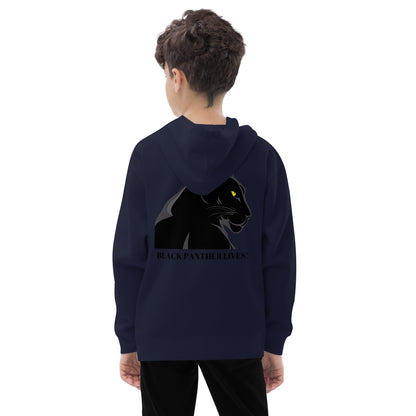 Kids BLACK PANTHER LIVES!  Unisex Fleece Hoodie by SobG Designs