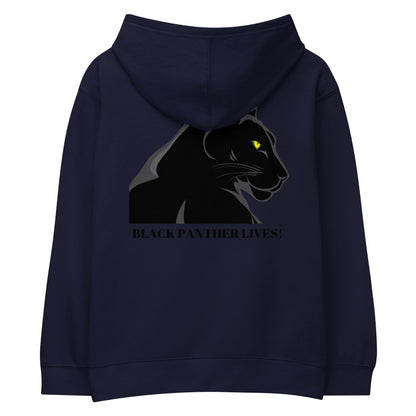 Kids BLACK PANTHER LIVES!  Unisex Fleece Hoodie by SobG Designs