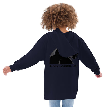 Kids BLACK PANTHER LIVES!  Unisex Fleece Hoodie by SobG Designs