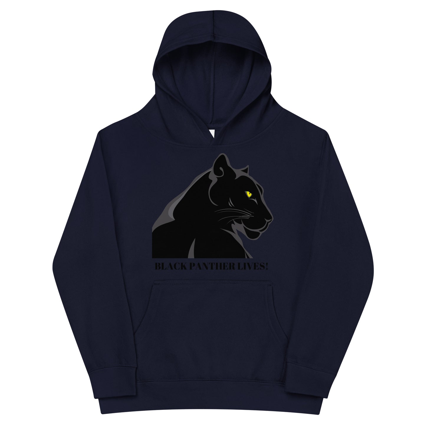 Kids BLACK PANTHER LIVES!  Unisex Fleece Hoodie by SobG Designs