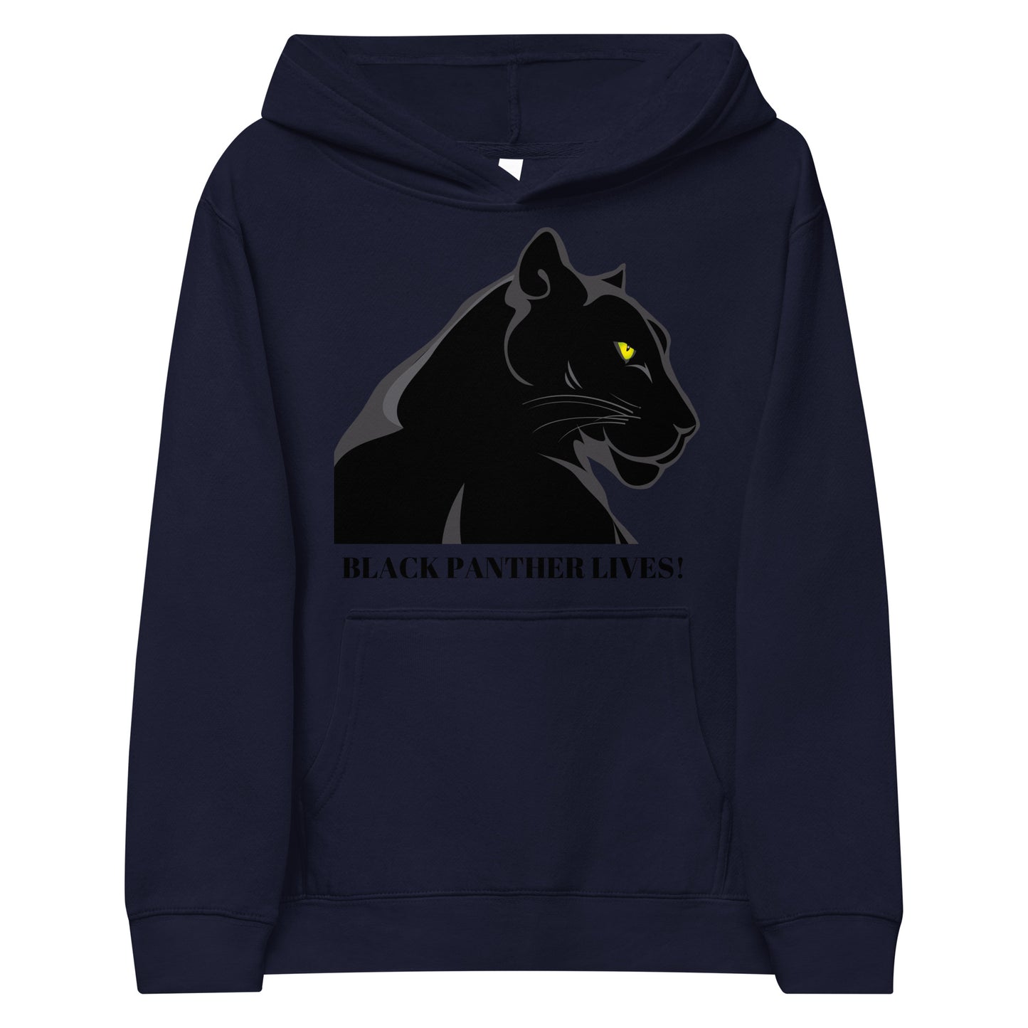 Kids BLACK PANTHER LIVES!  Unisex Fleece Hoodie by SobG Designs