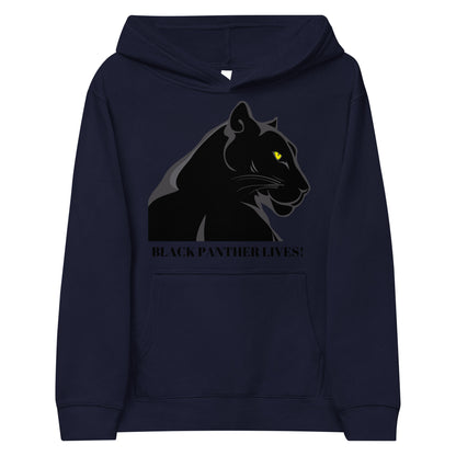 Kids BLACK PANTHER LIVES!  Unisex Fleece Hoodie by SobG Designs