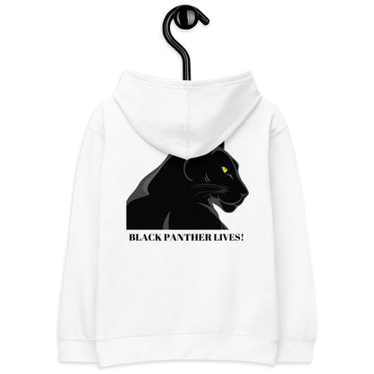 Kids BLACK PANTHER LIVES!  Unisex Fleece Hoodie by SobG Designs
