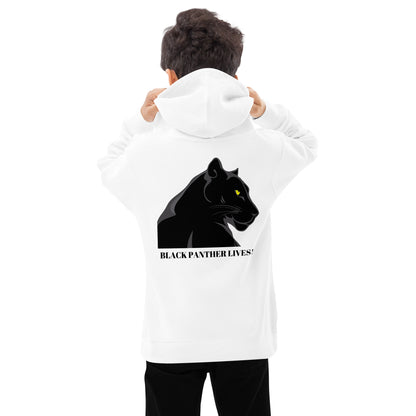Kids BLACK PANTHER LIVES!  Unisex Fleece Hoodie by SobG Designs