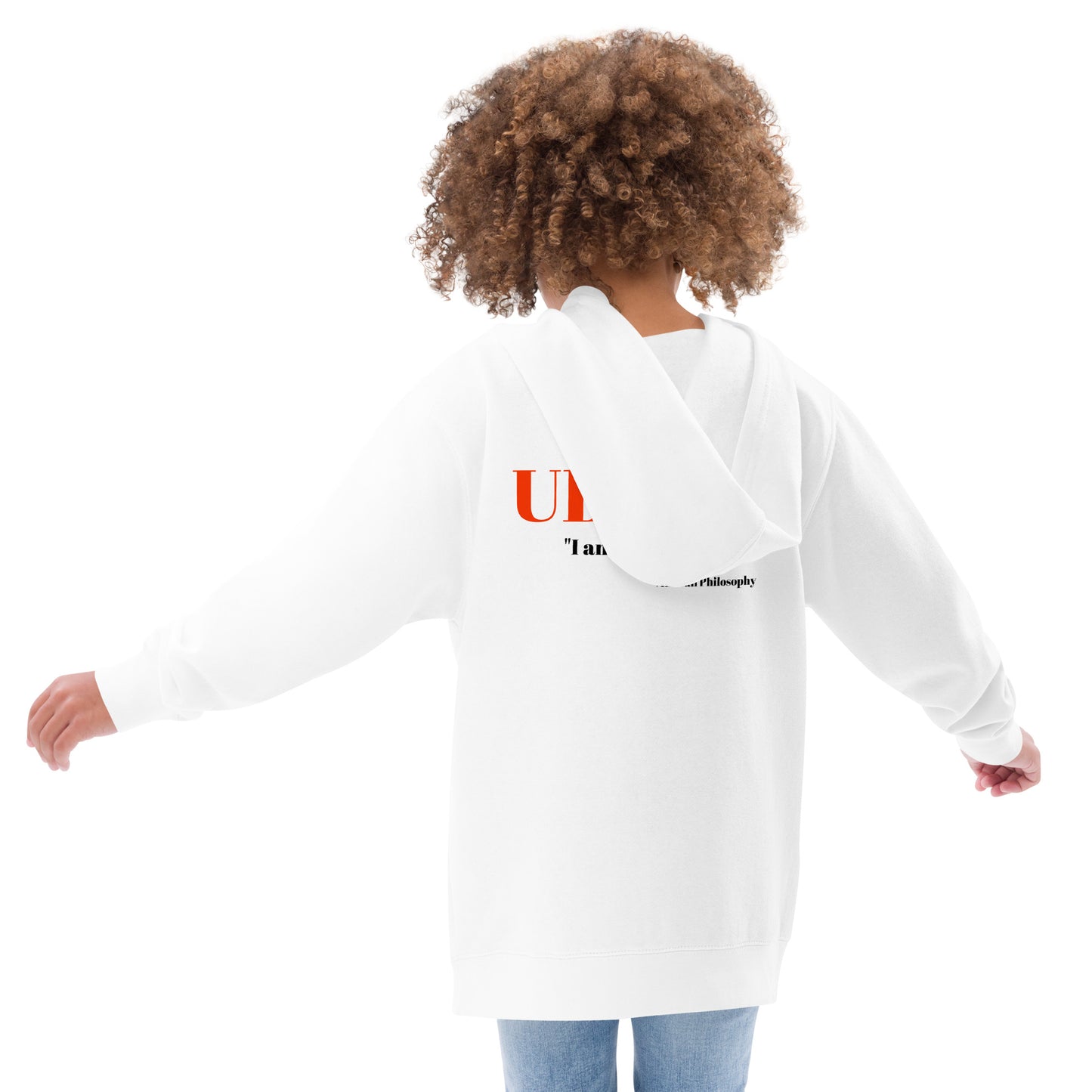 UBUNTU Kids Fleece Hoodie by SobG Designs