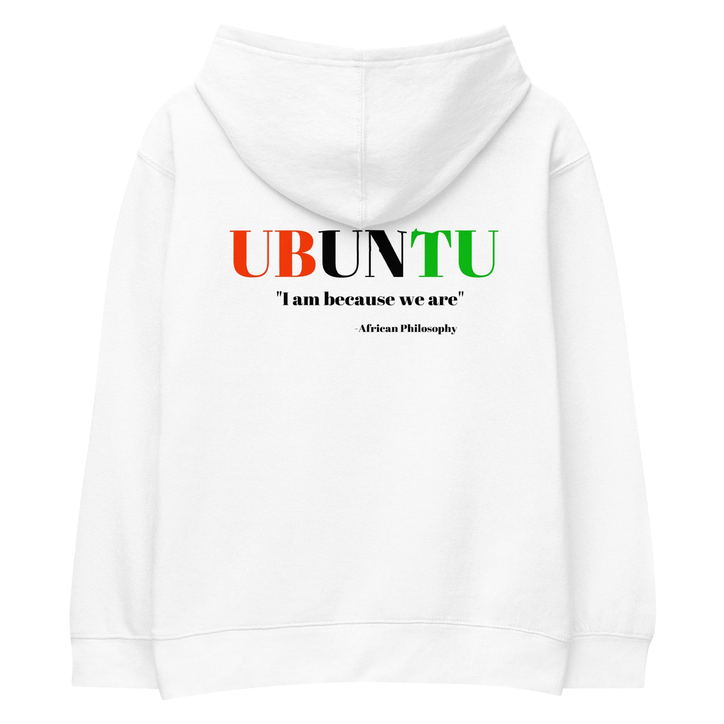 UBUNTU Kids Fleece Hoodie by SobG Designs