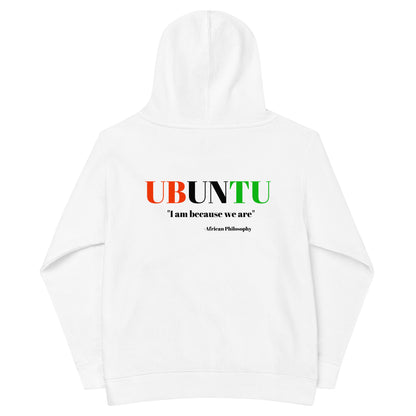 UBUNTU Kids Fleece Hoodie by SobG Designs