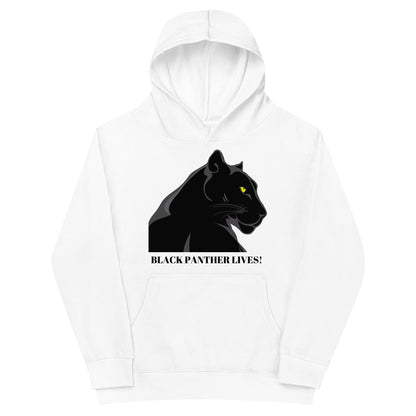Kids BLACK PANTHER LIVES!  Unisex Fleece Hoodie by SobG Designs