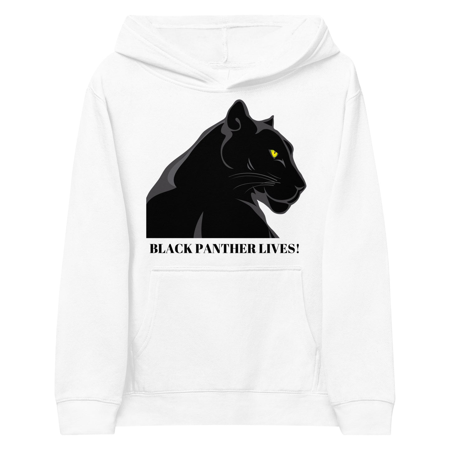 Kids BLACK PANTHER LIVES!  Unisex Fleece Hoodie by SobG Designs