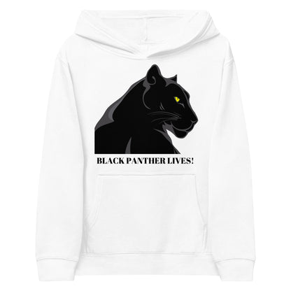 Kids BLACK PANTHER LIVES!  Unisex Fleece Hoodie by SobG Designs