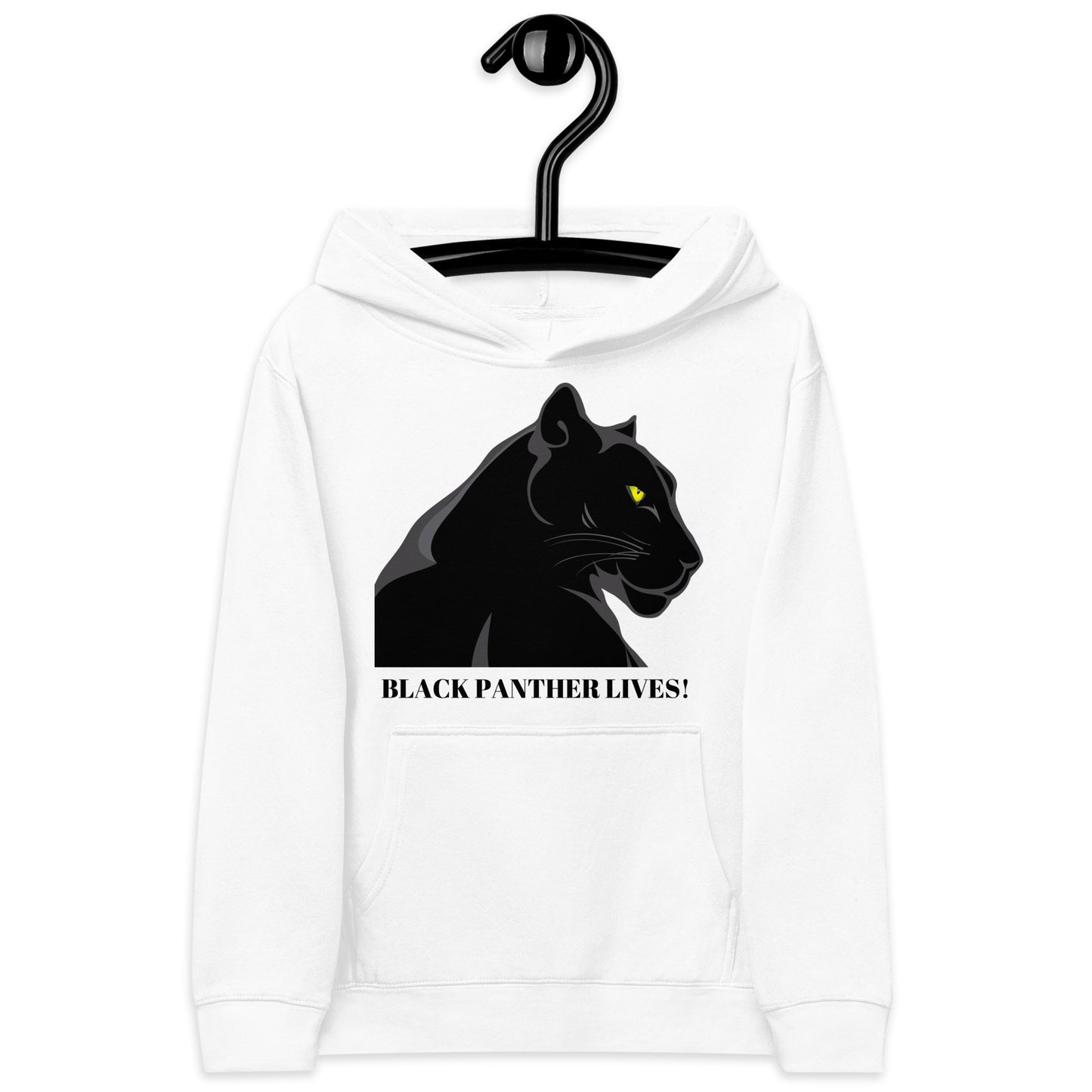 Kids BLACK PANTHER LIVES!  Unisex Fleece Hoodie by SobG Designs