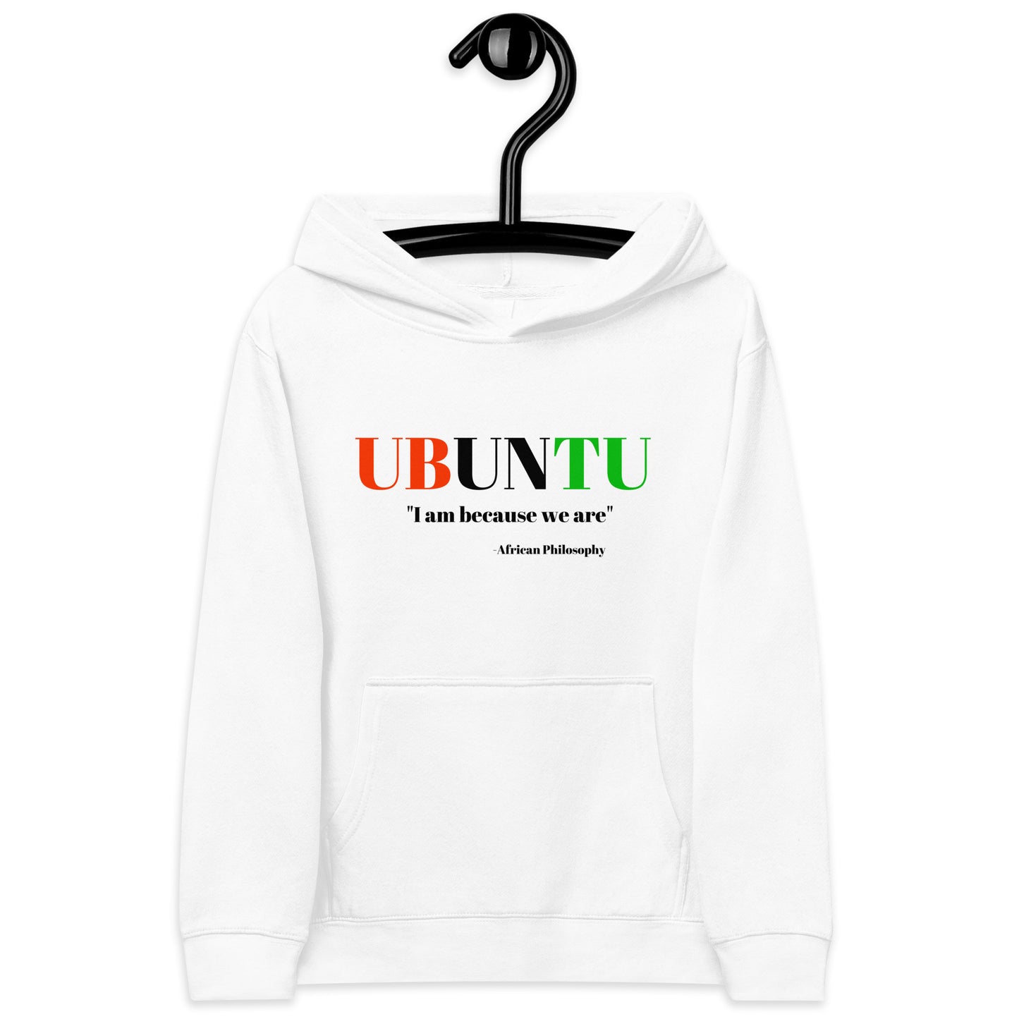 UBUNTU Kids Fleece Hoodie by SobG Designs