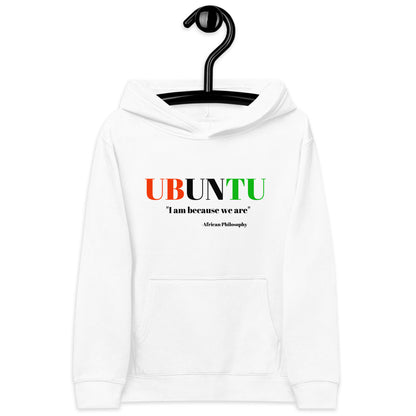UBUNTU Kids Fleece Hoodie by SobG Designs