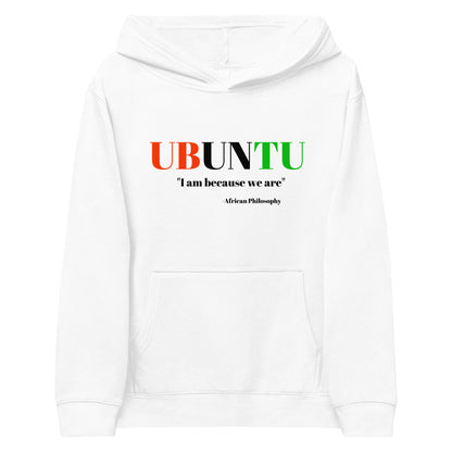 UBUNTU Kids Fleece Hoodie by SobG Designs