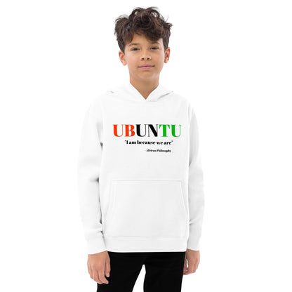 UBUNTU Kids Fleece Hoodie by SobG Designs