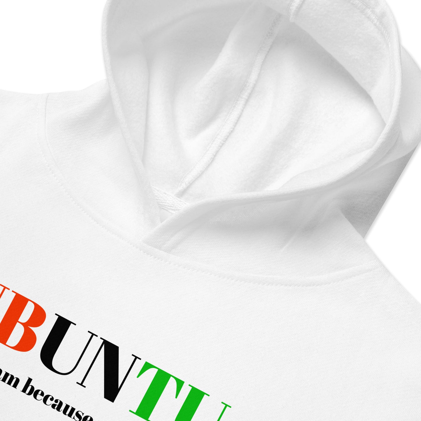 UBUNTU Kids Fleece Hoodie by SobG Designs