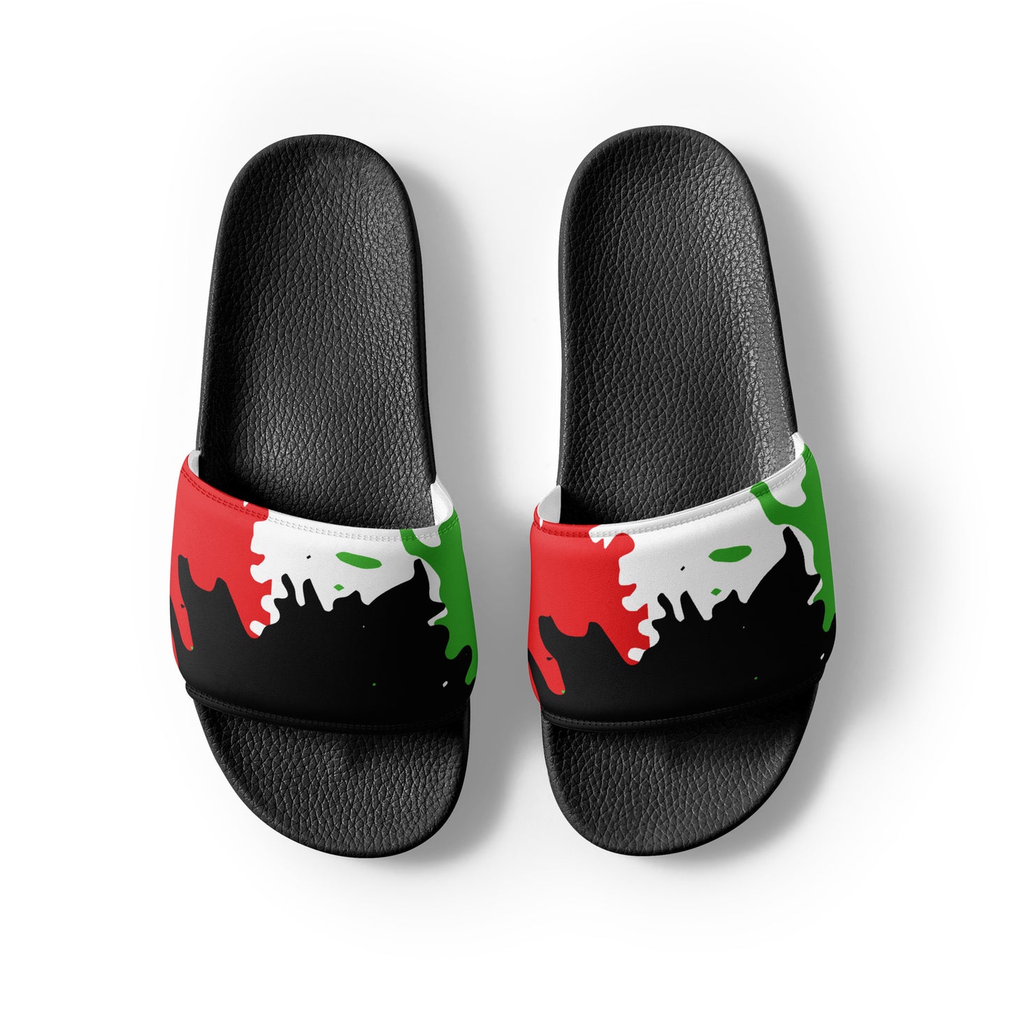 OUR COLORS Men’s Slides by SobG Designs