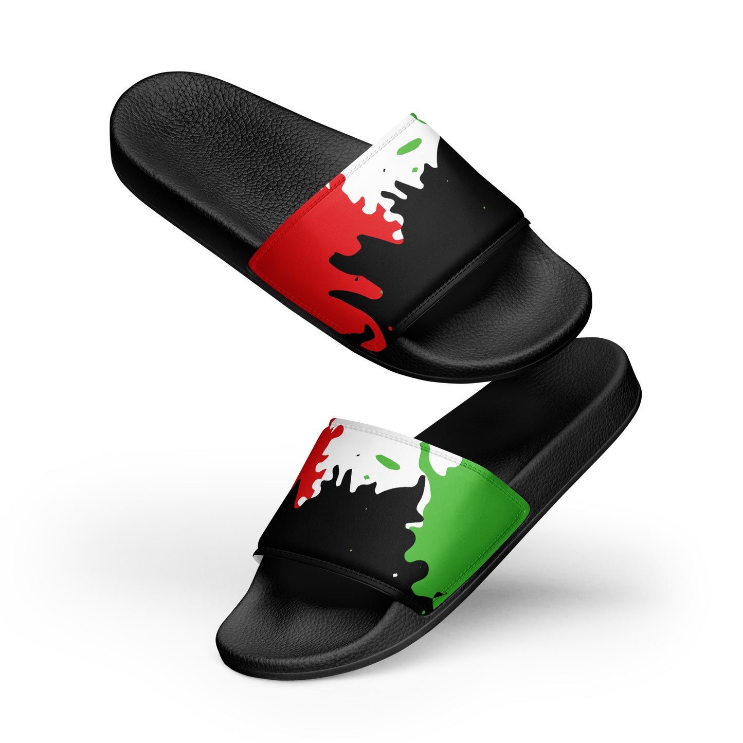 OUR COLORS Men’s Slides by SobG Designs