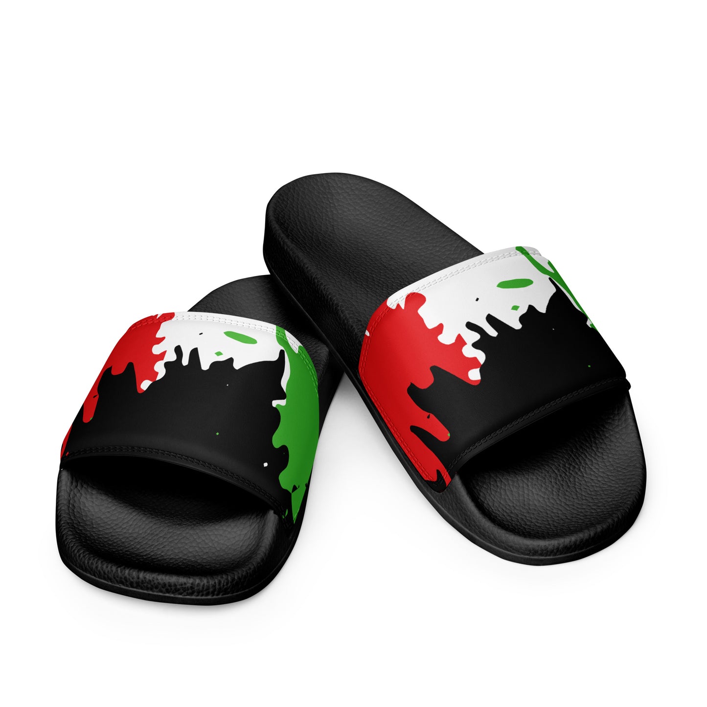 OUR COLORS Men’s Slides by SobG Designs
