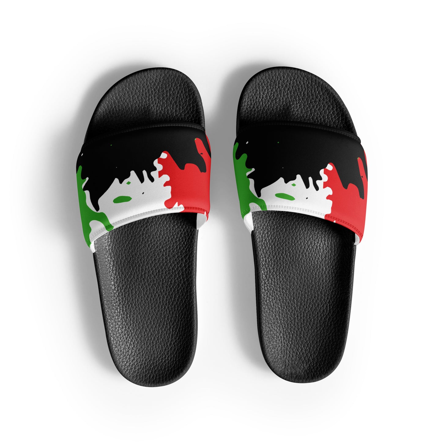 OUR COLORS Men’s Slides by SobG Designs