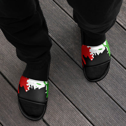 OUR COLORS Men’s Slides by SobG Designs