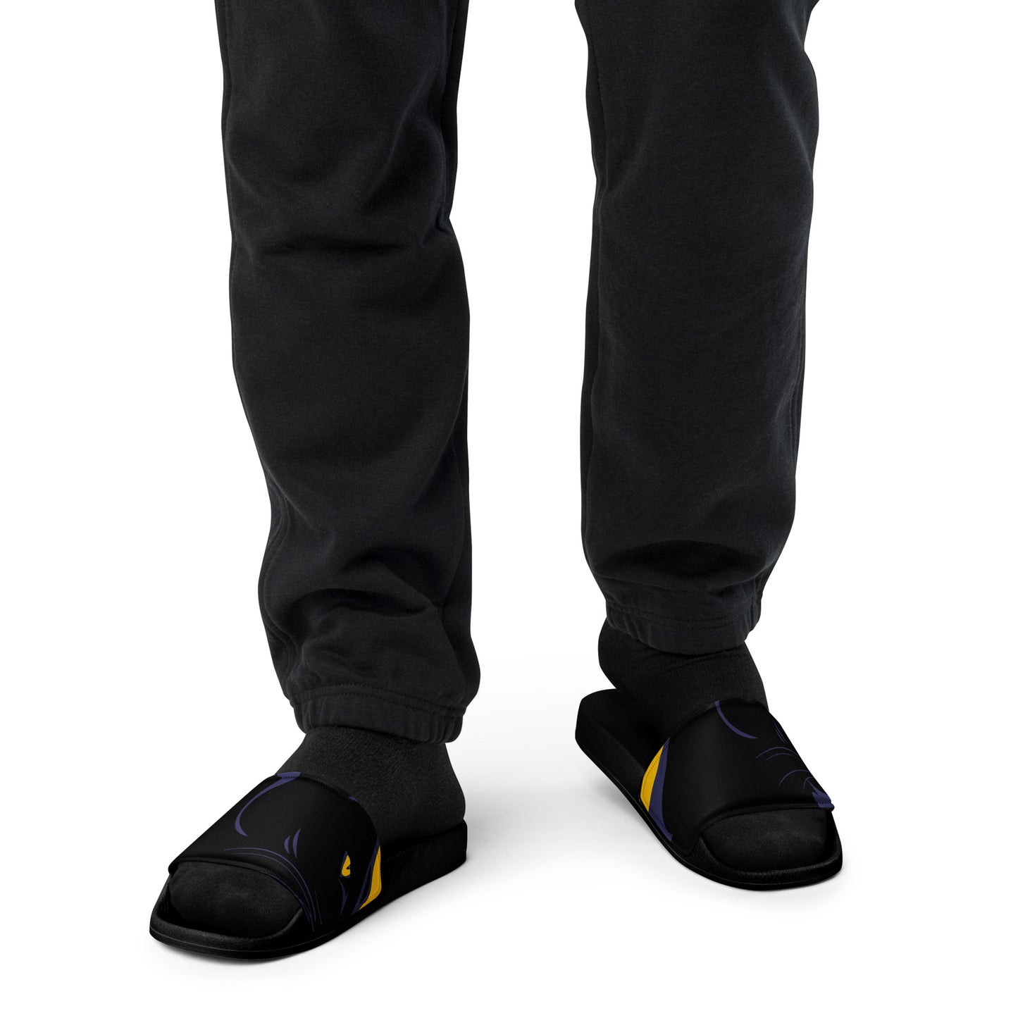 BLACK PANTHER LIVES! Men’s Slides by SobG Designs