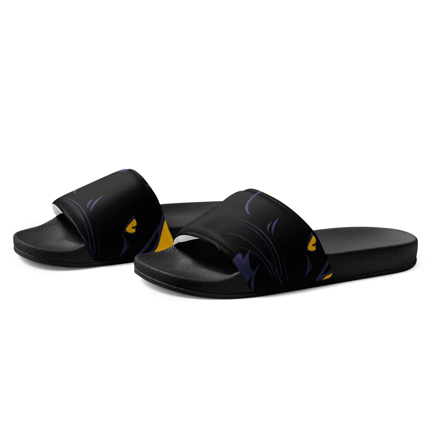 BLACK PANTHER LIVES! Men’s Slides by SobG Designs