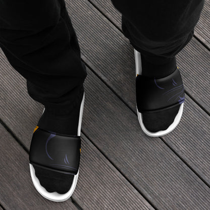 BLACK PANTHER LIVES! Men’s Slides by SobG Designs