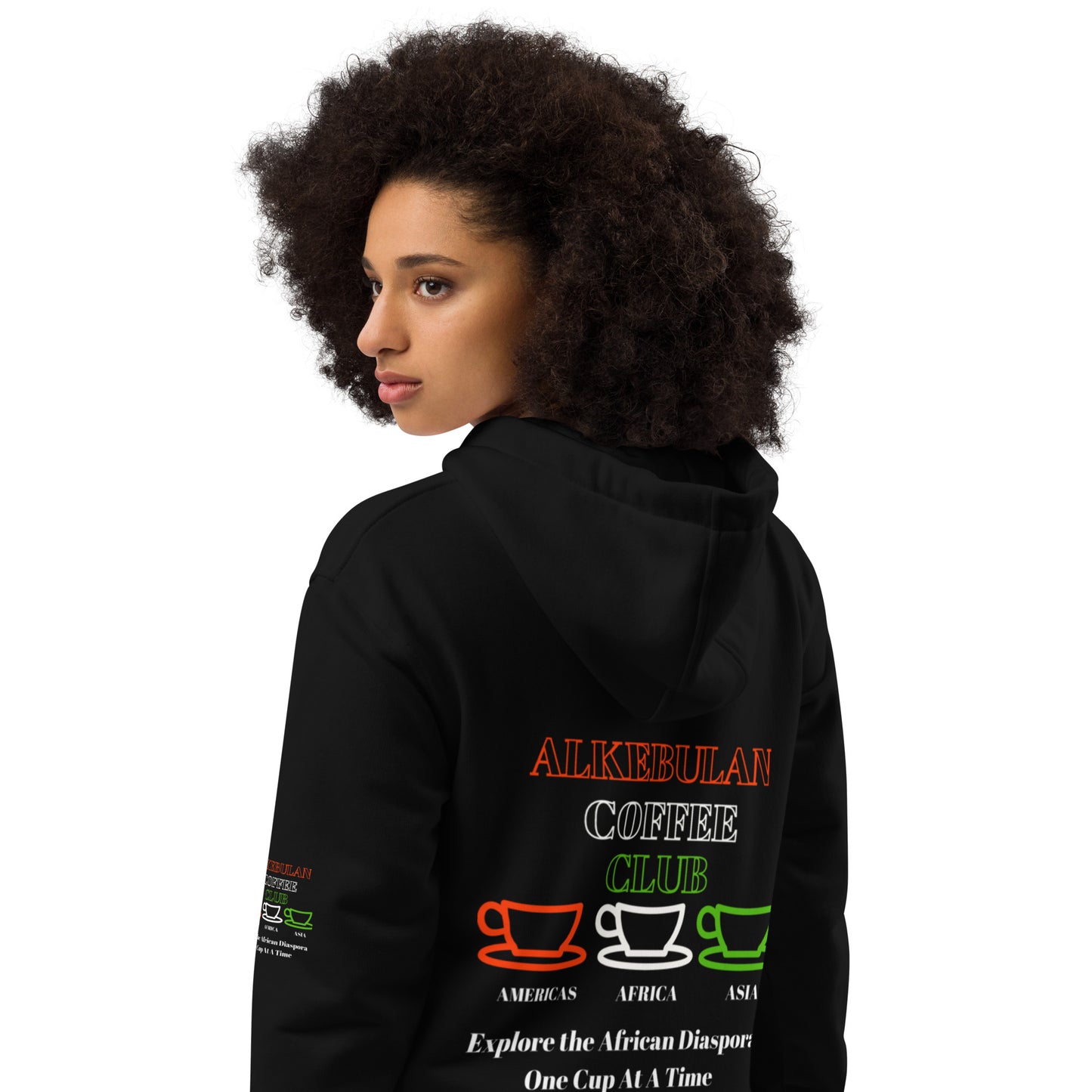 ALKEBULAN COFFEE CLUB Unisex Premium Eco Hoodie by SobG Designs