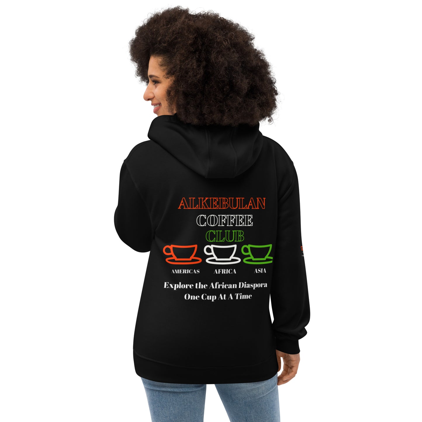 ALKEBULAN COFFEE CLUB Unisex Premium Eco Hoodie by SobG Designs