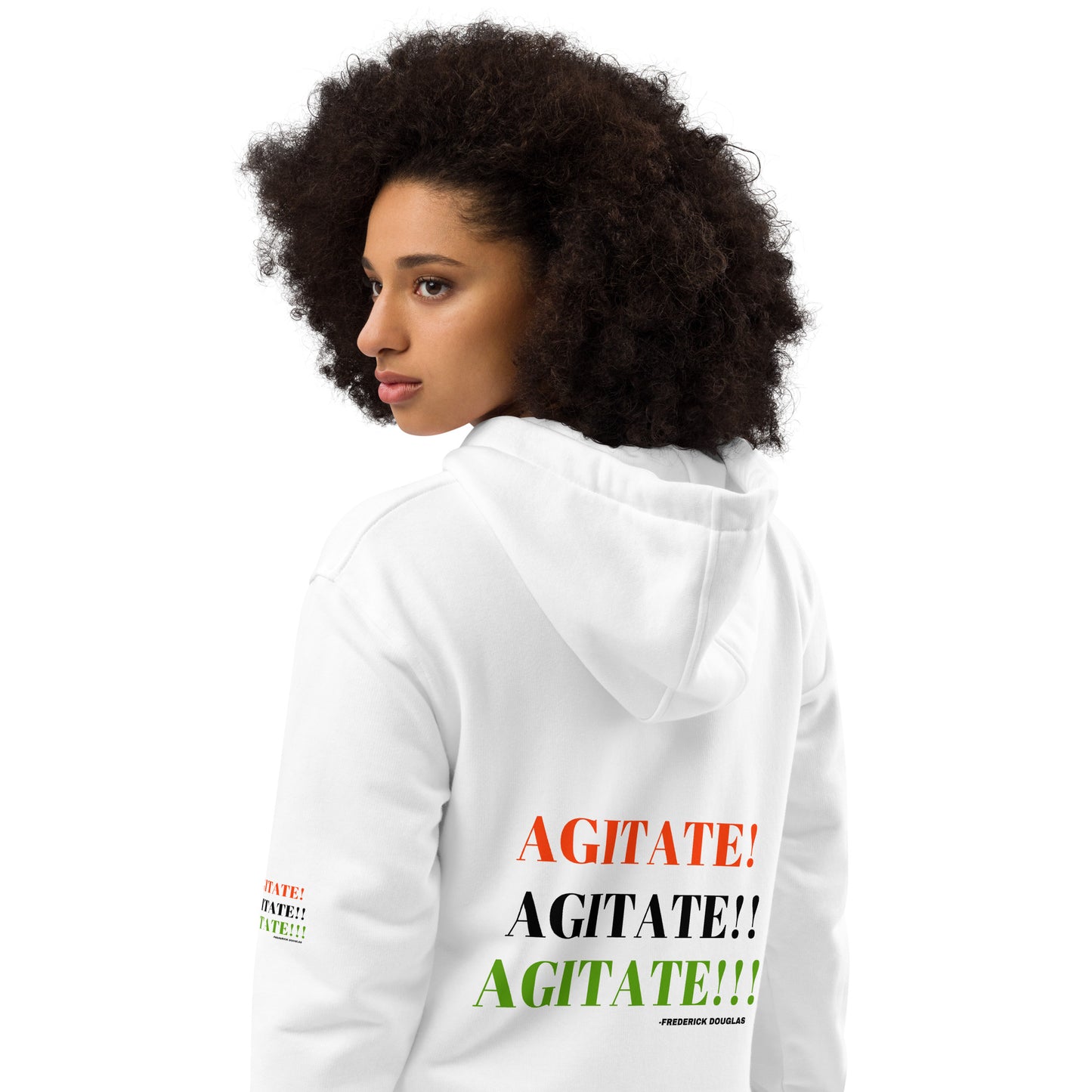 AGITATE! AGITATE! AGITATE!  Premium Eco Hoodie by SobG Designs