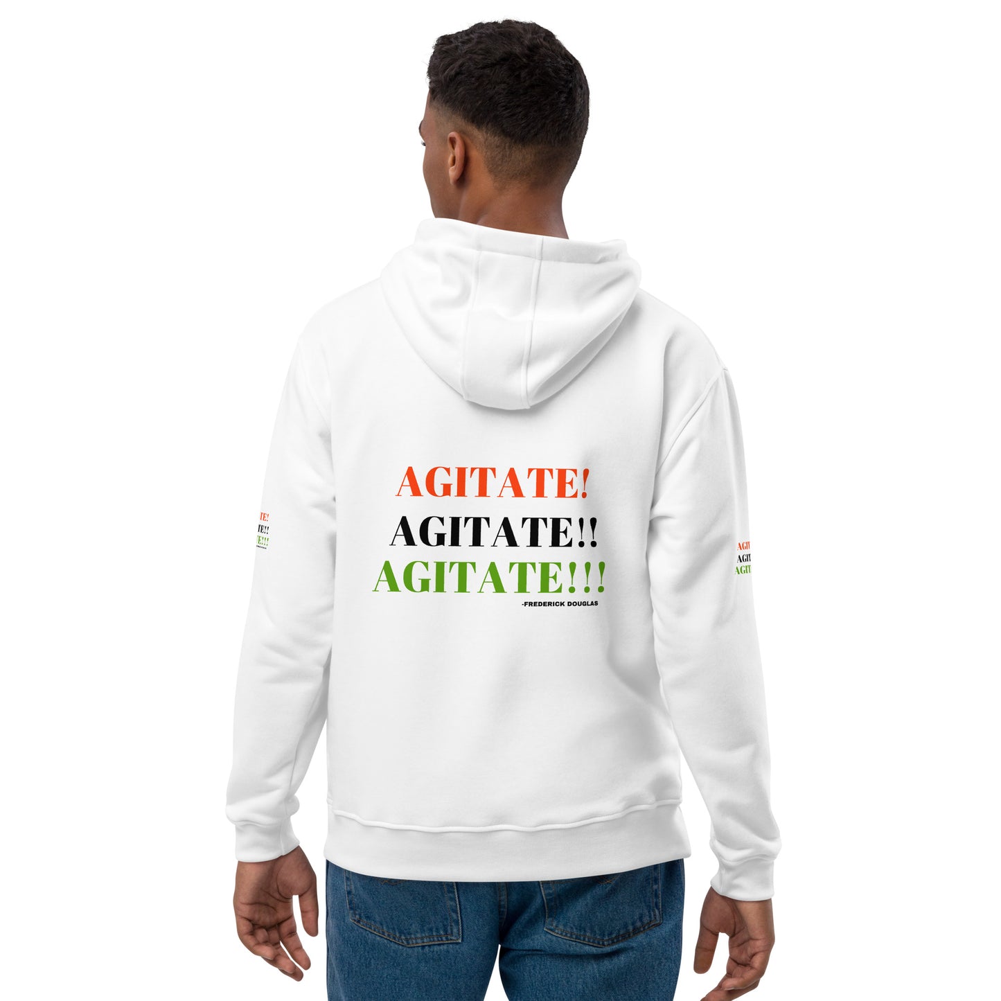 AGITATE! AGITATE! AGITATE!  Premium Eco Hoodie by SobG Designs
