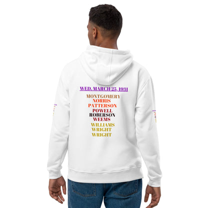 WED. MARCH 25, 1931, UNISEX Premium Eco Hoodie by SoG Designs