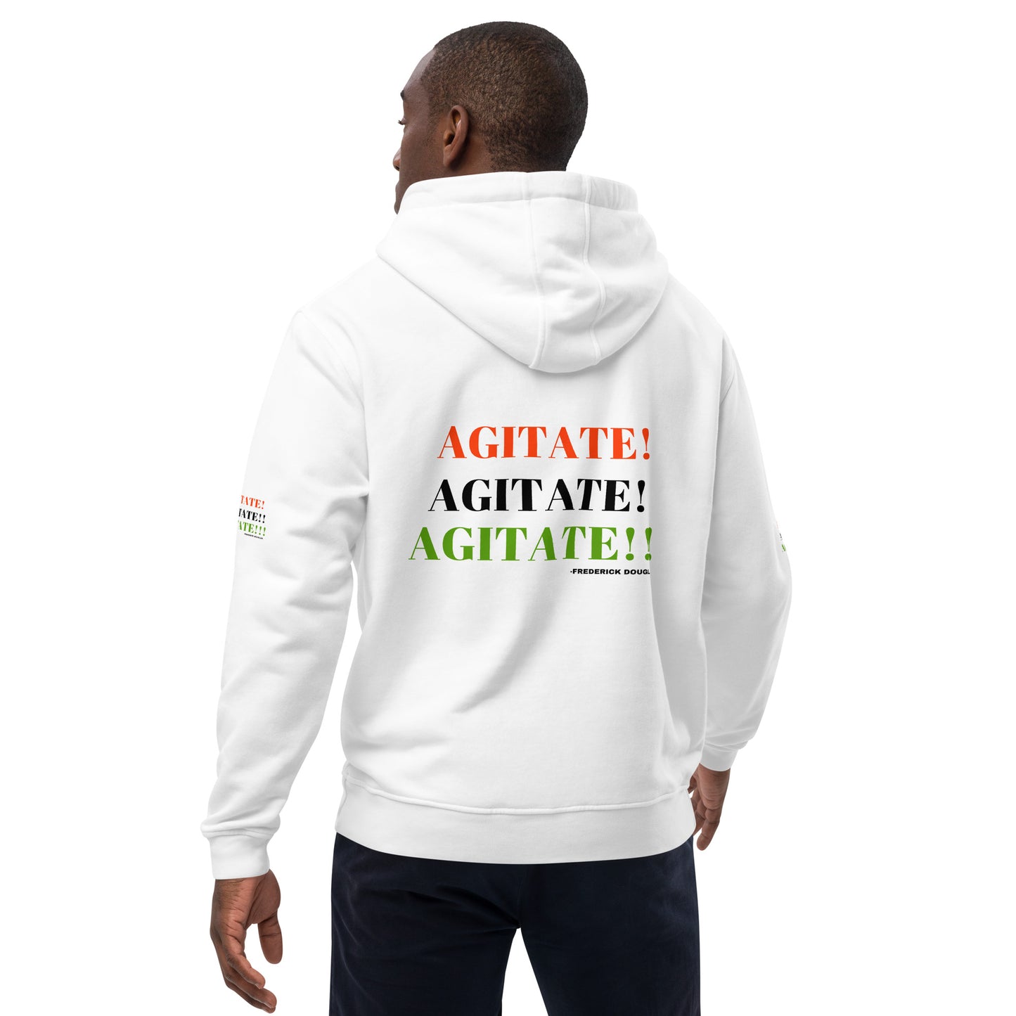 AGITATE! AGITATE! AGITATE!  Premium Eco Hoodie by SobG Designs